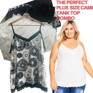 Cami Tank Top Plus Size Combo